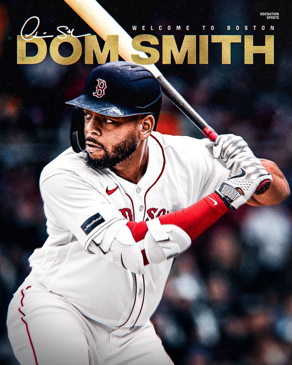 Welcome to Boston, @TheRealSmith2_‼️⚾️ #DirtyWater
