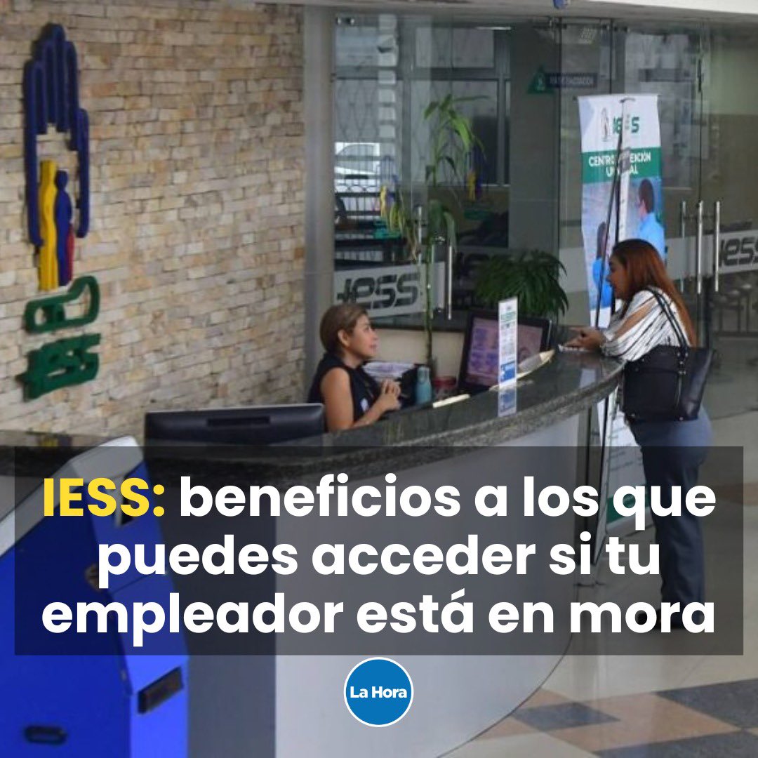 Si eres afiliado al IESS y tu empleador está en mora, puedes acceder a ciertos beneficios 🤓. Conoce cuáles son 👉🏻 bit.ly/3UFtKot