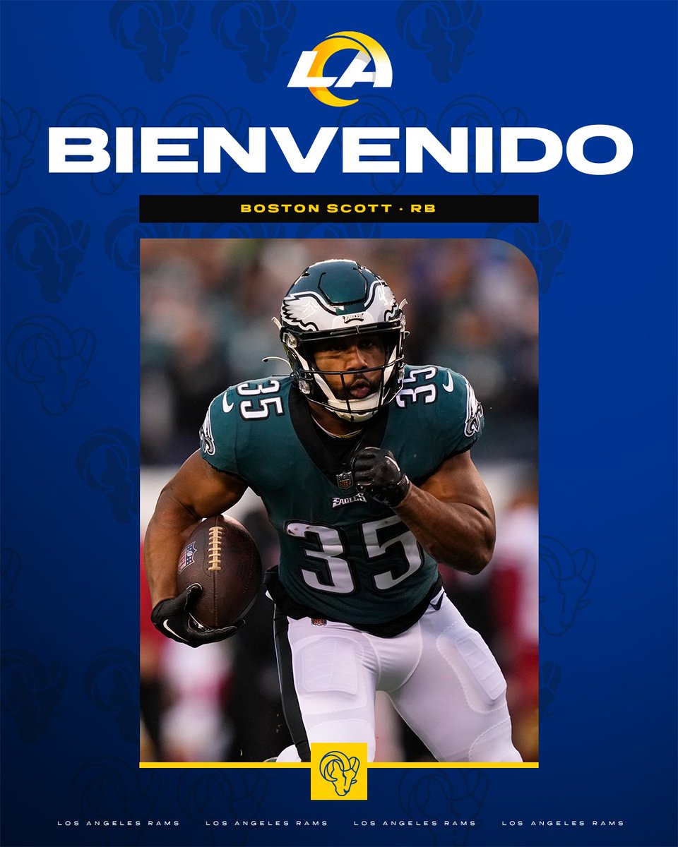 Bienvenido a LA, @BostonScott2. 🤝

#VamosRams