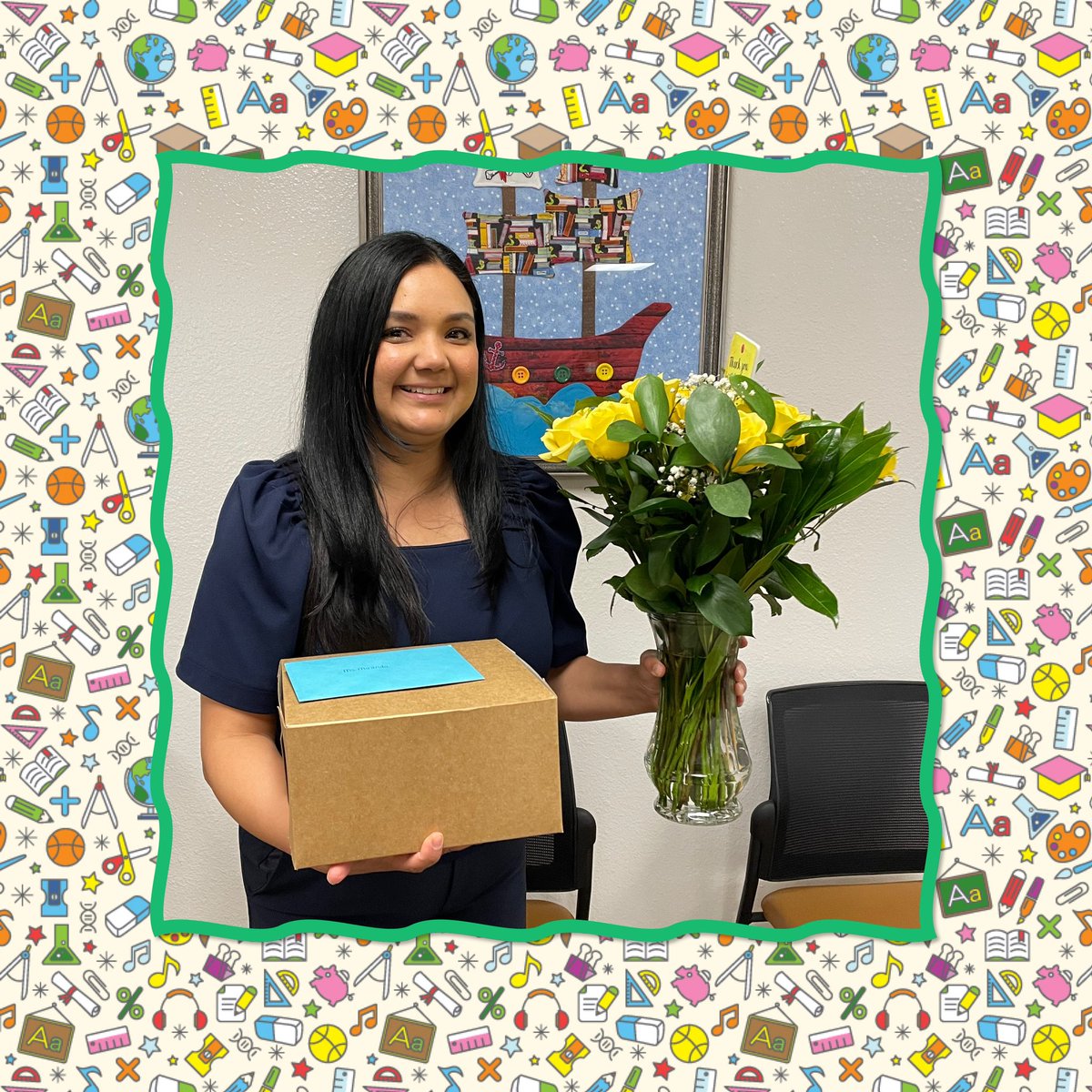 Happy National School Principal’s Day @MCooper_ES ! You make a difference in the lives of our Pirates and staff everyday! Thank you for leading with ❤️! #NationalPrincipalsDay #AnchoredInLearning⚓️💙 #TeamSISD