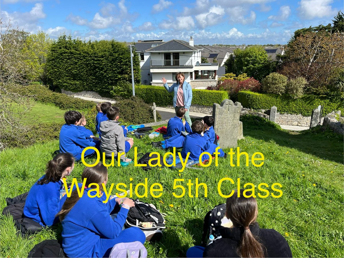 Lettiemccarthy's tweet photo. Really enjoyed my morning with 5th Class, @OLOWKilternan discussing local history in Kilgobbin and Stepaside,
Ms. Galvin is lucky to teach such a lovely class. Thanks also to parent, Ms. Kelly.
#localhistory #Stepaside #Kilgobbin https://t.co/E8pz2g7d3e