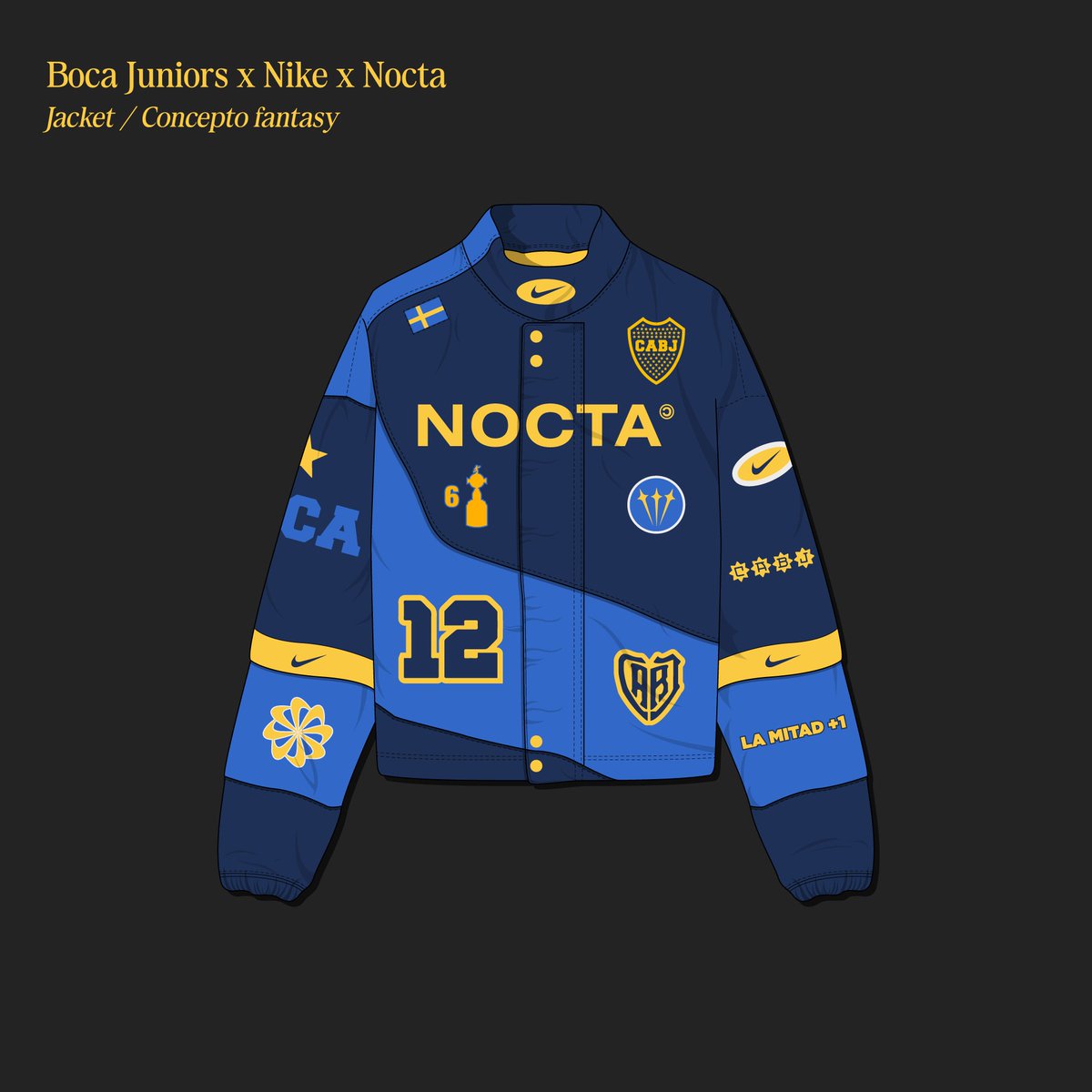 Boca Juniors x Nike x Nocta.