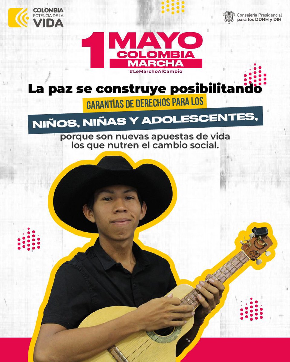 Desde la @ConsejeriaDDHH apoyamos la iniciativa de acciones de protección espiritual y armonización desde su propia cosmovisión frente al incremento del suicidio de jóvenes indígenas Emberá, Alto Río Bojayá, Chocó. #LeMarchoAlCambio 🇨🇴 👦🏻👧🏾👦🏽