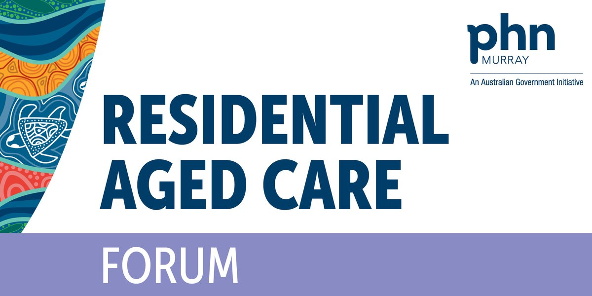 Staff and organisations that work in or support residential aged care homes are invited to attend upcoming forums to learn about new initiatives, tools and resources: 15 May in Shepparton, 16 May in Albury, 21 May in Mildura and 22 May in Bendigo. Register murrayphn.org.au/events/