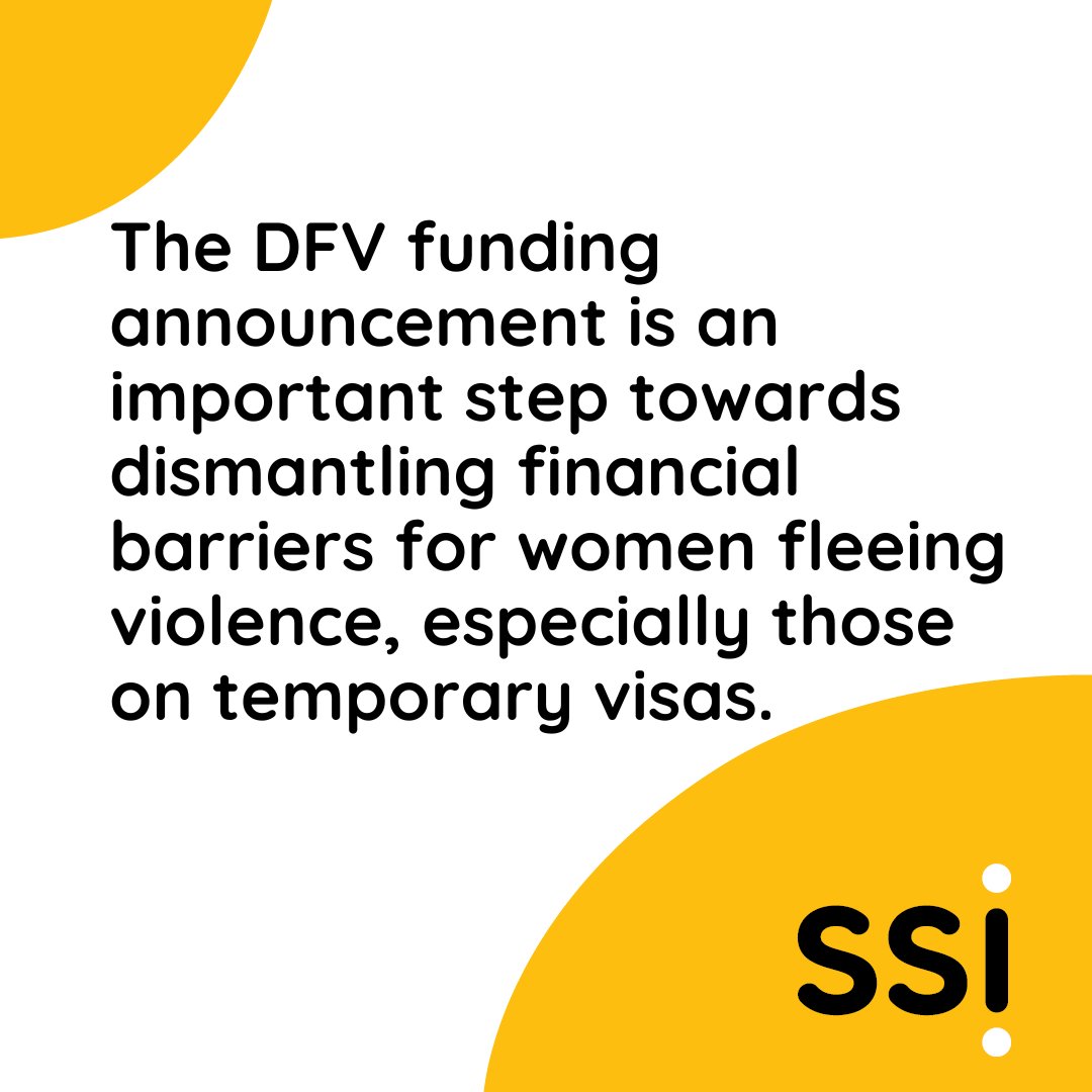 We welcome the decision to permanently establish the Federal Government's Leaving Violence Program. These services are especially crucial for women on temporary visas, as their visa status denies them access to other income support payments.