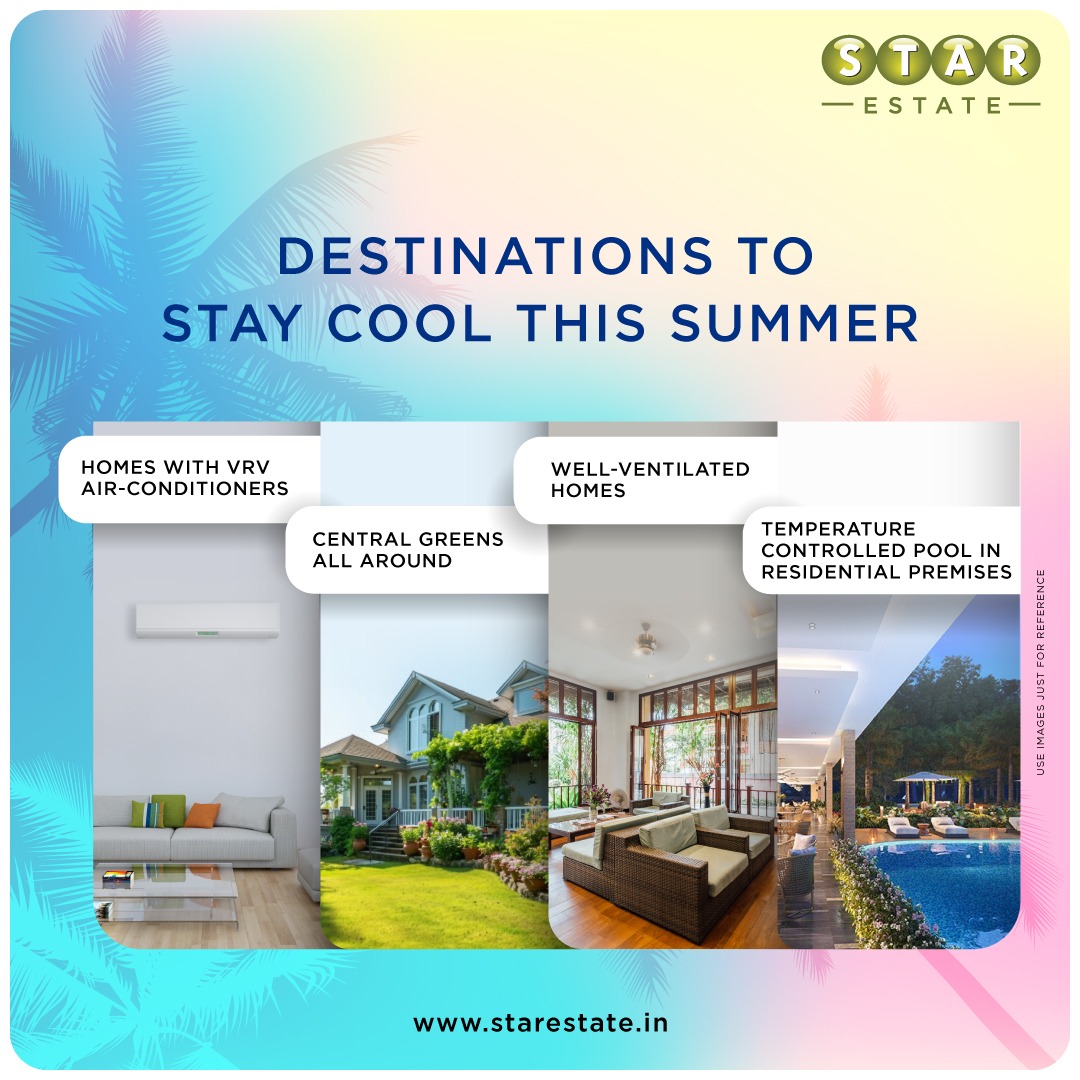 This #summer, #Beattheheat at well-ventilated luxurious abodes as they captivated the essence of freshness round-the-clock. 

Call +91 7088470884 to know more. #starestate#beattheheat  #villasforsale #indianrealestate