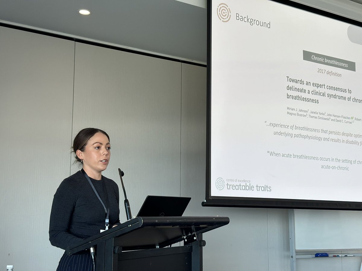 treatable traits (@traitscre) on Twitter photo Final talk of the meeting- <a href="/HLewthwaite/">Hayley Lewthwaite</a> is back to ‘understand breathlessness in asthma’ Final talk of the meeting- <a href="/HLewthwaite/">Hayley Lewthwaite</a> is back to ‘understand breathlessness in asthma’
