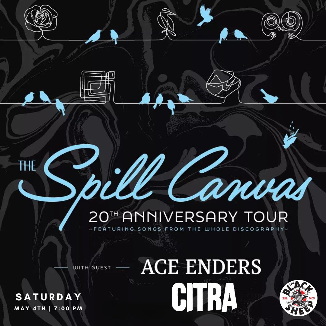CITRA (@citra_band) on Twitter photo 🚨 New Show Alert🚨
We are opening support for <a href="/thespillcanvas/">The Spill Canvas</a> this Saturday May 4th at 7:00 PM at <a href="/bsheep916/">Bsheepmedia</a> in Colorado Springs! Come out and support!!!!! 🚨 New Show Alert🚨
We are opening support for <a href="/thespillcanvas/">The Spill Canvas</a> this Saturday May 4th at 7:00 PM at <a href="/bsheep916/">Bsheepmedia</a> in Colorado Springs! Come out and support!!!!!