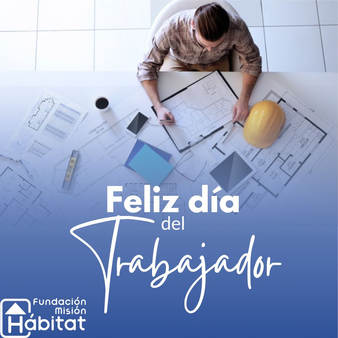 #InfoFMH || Desde la Vicepresidencia de Fundación Misión Hábitat, queremos felicitar a todos los trabajadores y trabajadoras que hacen posible el sueño de diseñar una vivienda digna a todos los Venezolanos. Gracias! 🫂🇻🇪