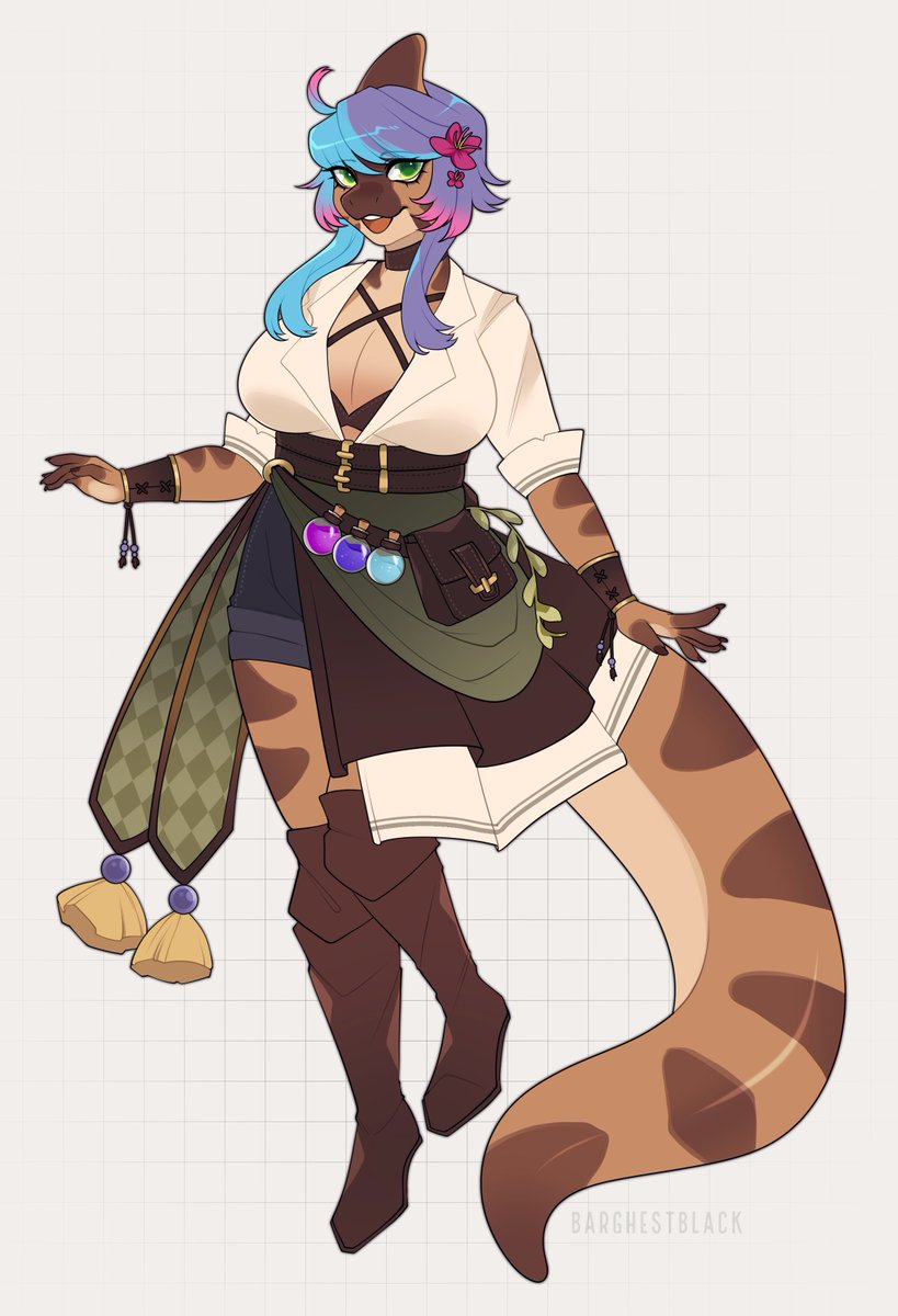 Outfit comm for @TeaTimeJess 🦕🌱