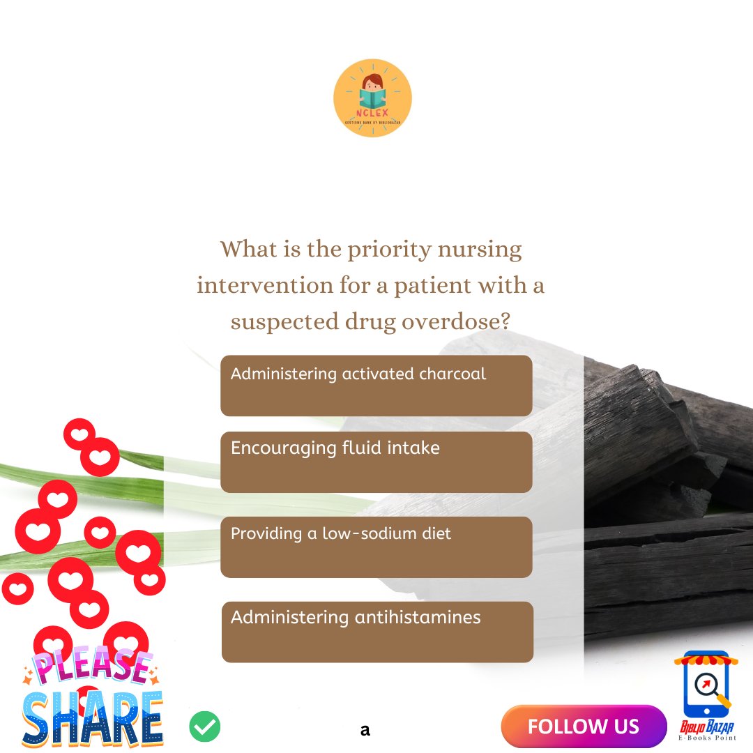 Comment Share To Support Me #MedicalQuiz #NursingKnowledge #HealthcareChallenge #MedEd #NursingSchool #QuizTime #MedicalSurgicalNursing #TestYourKnowledge #HealthyCompetition  #LearningIsFun #MedicalTrivia #QuizParty #NurseLife #MedTwitter #ChallengeAccepted #MedicalEducation 🏆