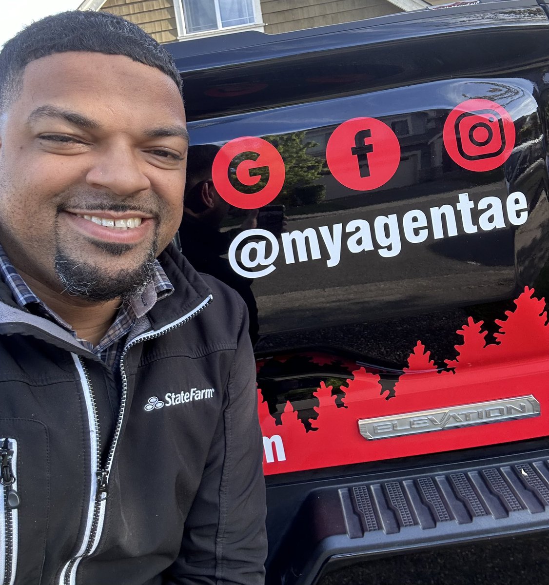 Need insurance? Give us a call for a quote and save a few bucks! 🚚💰. Make sure you say what’s up when you see the truck!🛡️ #Insurance #mysgentae #statefarm #heretohelp #goodneighbor #alanismyagent #gmcsierra #wa #oregon #washington #idaho