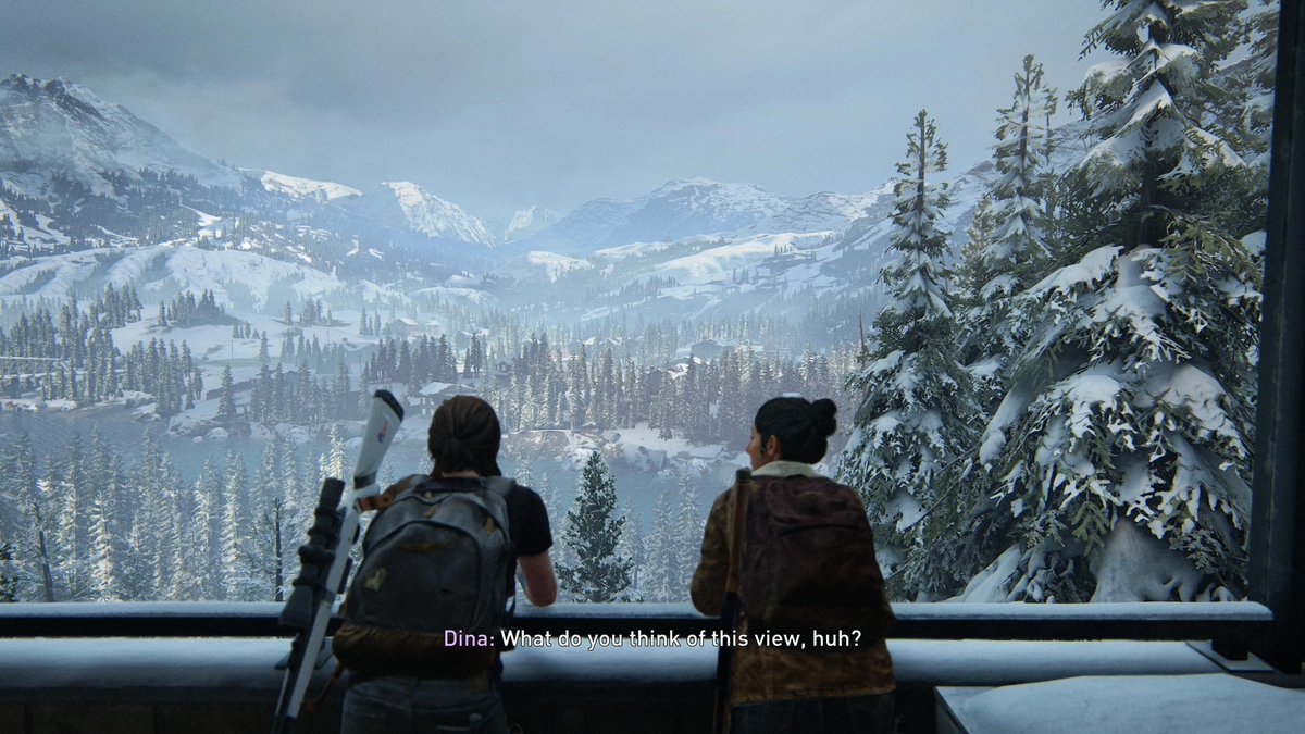 I concur, Dina. The view is amazing #TheLastofUs #Jackson #TheLastofUsPart2