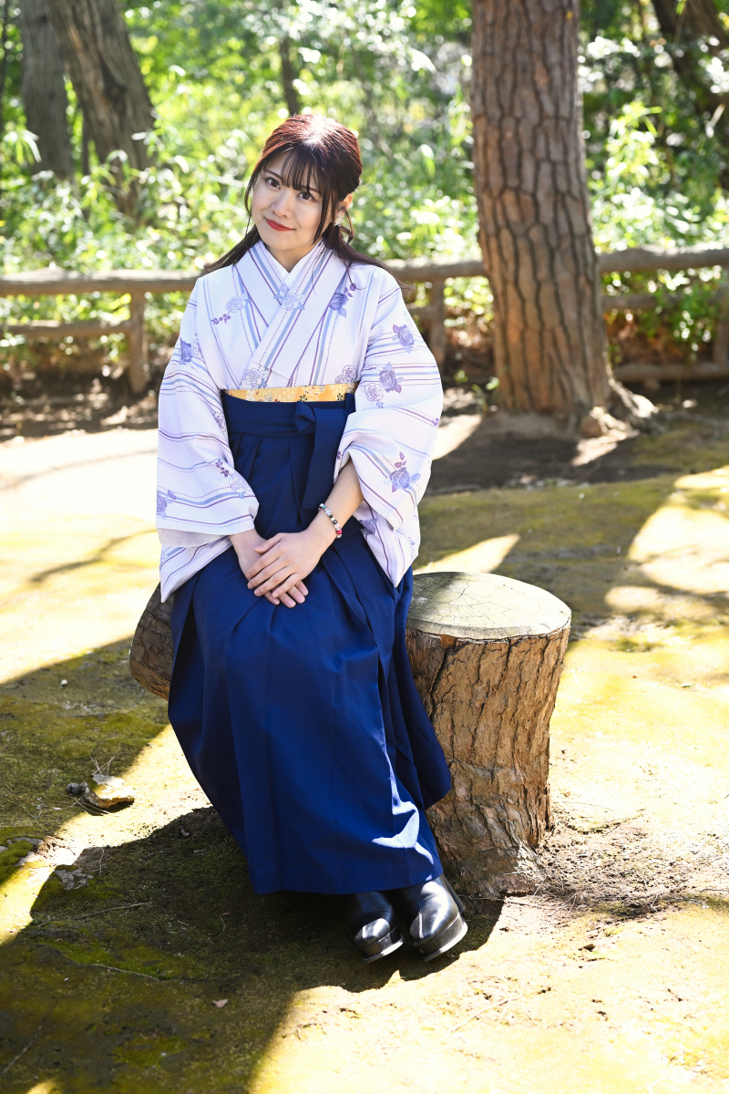 ３月３日卒業衣装撮影会 久しぶりに哲学堂公園を利用しました。 #あさみん　　@asamin_00 #着物　#袴　#ビューイット撮影会