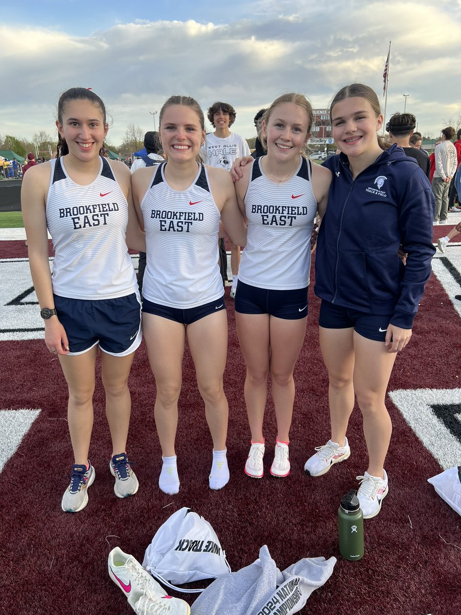 The Lady Spartans are your 2024 GMC Conference Relay Champions 🏆!! What a proud moment. This was truly a hard fought, full team effort - together and fearless💙❤️!! #tnf #confidence #thatsmyteam