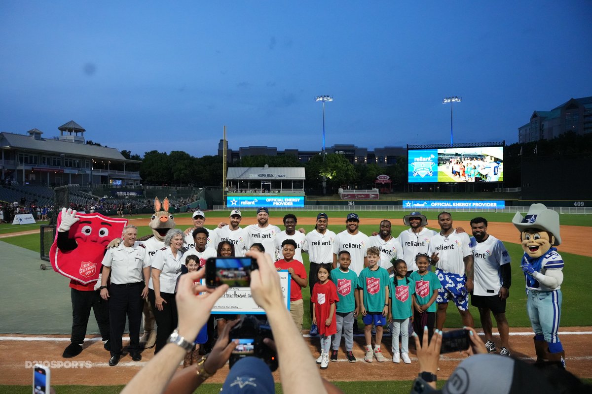 #DallasCowboys raised $104,900 for the ⁦Salvation Army at this year’s Reliant home run derby.

@ReliantEnergy #ReliantDerby