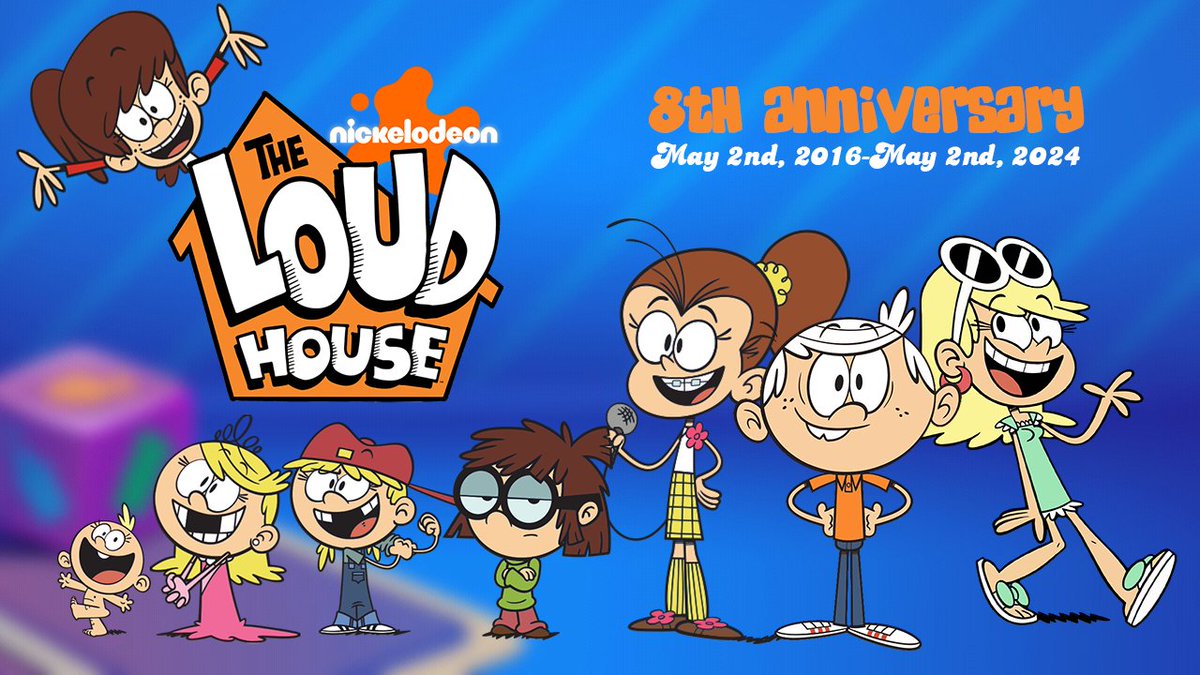 Happy 8th Anniversary to The Loud House!!

#LincolnLoud #LeniLoud #LuanLoud #LisaLoud #LanaLoud #LolaLoud #LilyLoud #LynnLoudJr  #TheLoudHouse #Nickelodeon #8thAnniversary #OnThisDay