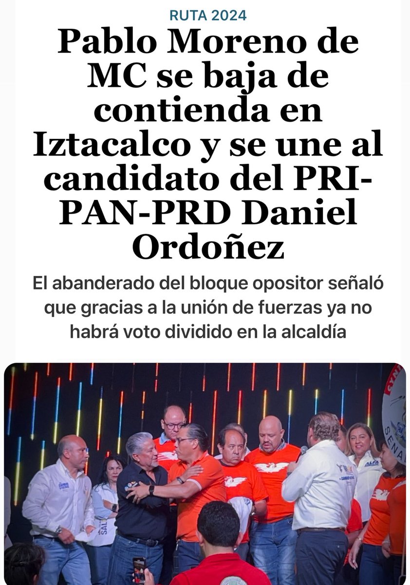 El Candidato de @MovCiudadanoMX en #Iztacalco se ha sumado a la coalición #VaXLaCDMX en un acto de congruencia en beneficio de los vecinos. 

heraldodemexico.com.mx/elecciones/202…