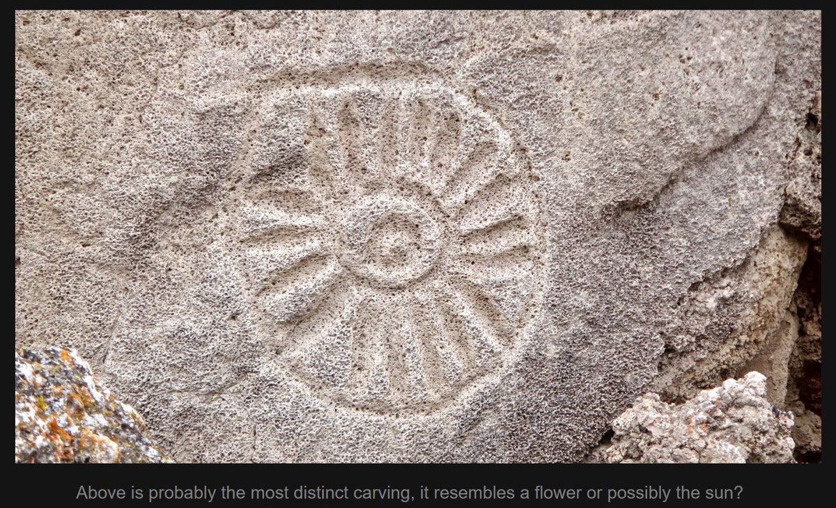 @NASASun An apparent #RayedSunSymbol #petroglyph at Winnemucca Lake seems to depict the sun surrounded by its corona during a #TotalSolarEclipse.

If so, it's the oldest depiction of a total solar eclipse I know of, because the petroglyph is dated from 10-14 millennia old.

#Eclipsology