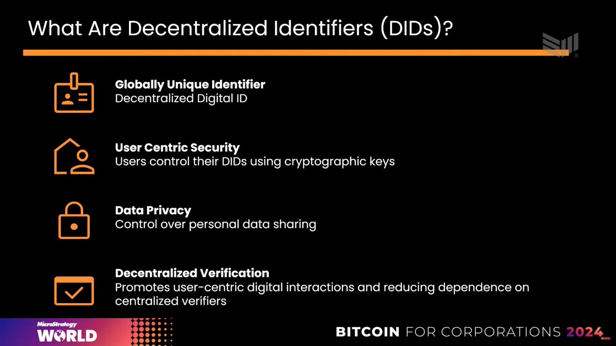 MicroStrategy Orange 

This is a big idea that might solve the security problem on the Internet.

You'll want to spend some time understanding the implications of this.