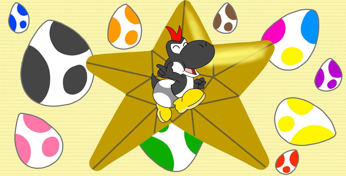 To celebrate the upcoming release of Paper Mario TTYD on the switch, I decided to draw Black Mini-Yoshi. I loved his design along with the other Yoshis and hope to get him and play the game again when it comes out.
#papermario #Mario #TTYD #YOSHI #nintendodirect