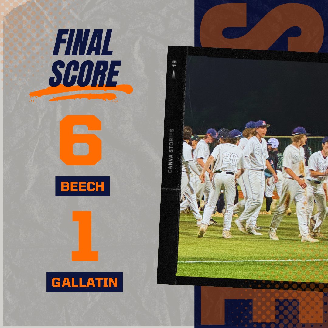 _BeechBaseball's tweet photo. Bucs got their first W in the District playoffs! @Cooper_Johnson5 was fierce on the mound tonight only allowing 2 hits, 1 run, had 8 Ks &amp; he finished what he started! Friday they will take on the winner of Hendersonville &amp; Green Hill which takes place tomorrow. Way to go Bucs! https://t.co/ppqn0uLIoP