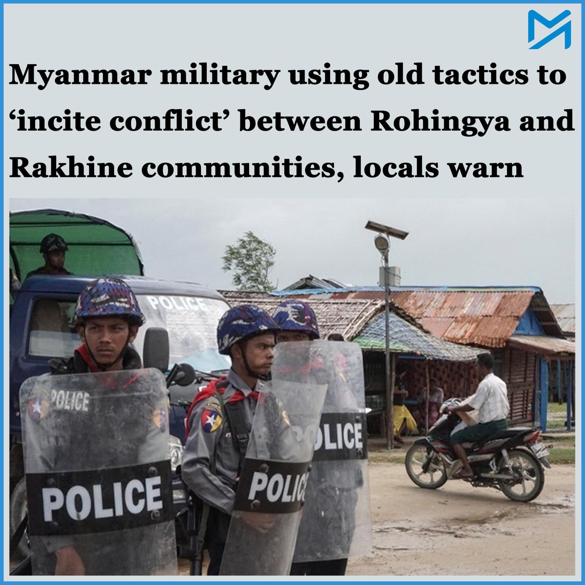 The junta is reportedly ordering Rohingya villagers in Sittwe to protest against the Arakan Army, threatening them with isolation and deprivation of basic commodities if they refuse to comply Read More : myanmar-now.org/en/news/myanma… #Myanmar