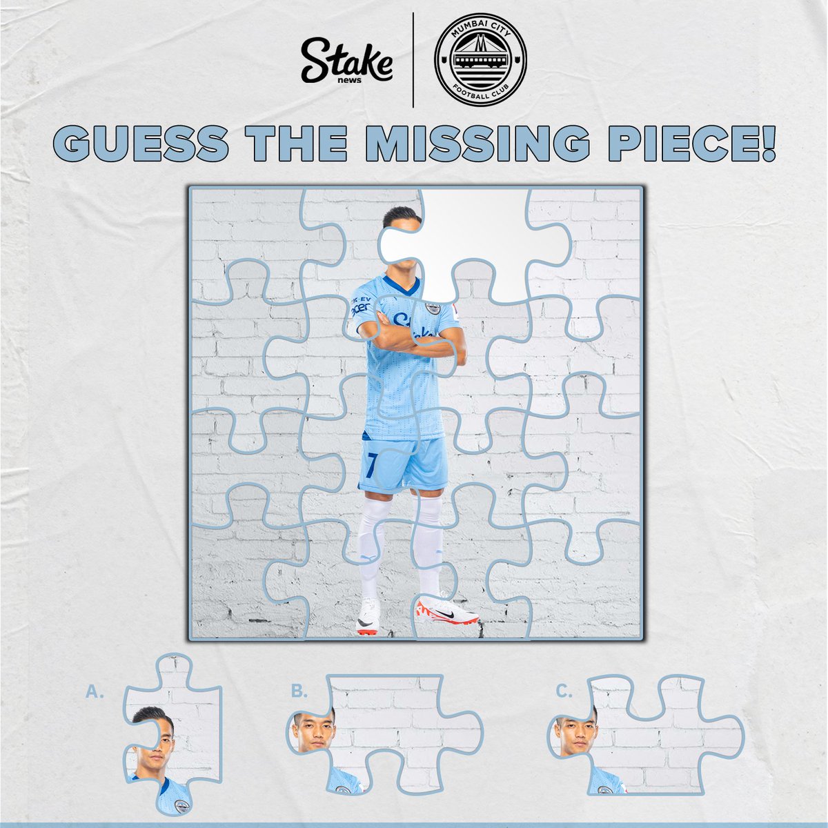 Before Chhangte misses his flight to the #ISLFinal, find the missing piece to see him play in #Kolkata 🩵💪🏻 #MBSGMCFC #AamchiCity #MCFCxStakeNews #MumbaiCity #MCFC #IndianSuperLeague #ISL #ISL10