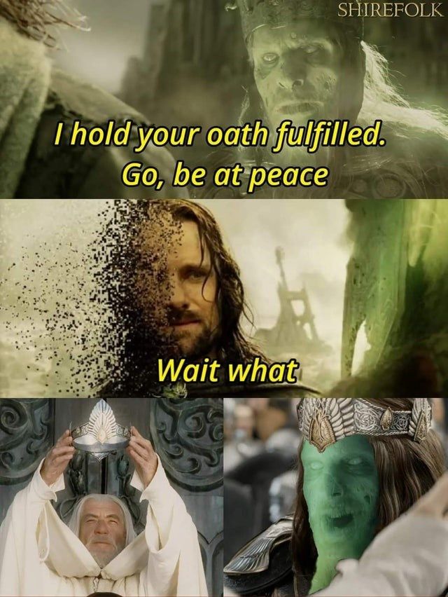 How the tables have turned! 

#memes #LOTR #lordoftherings #movies