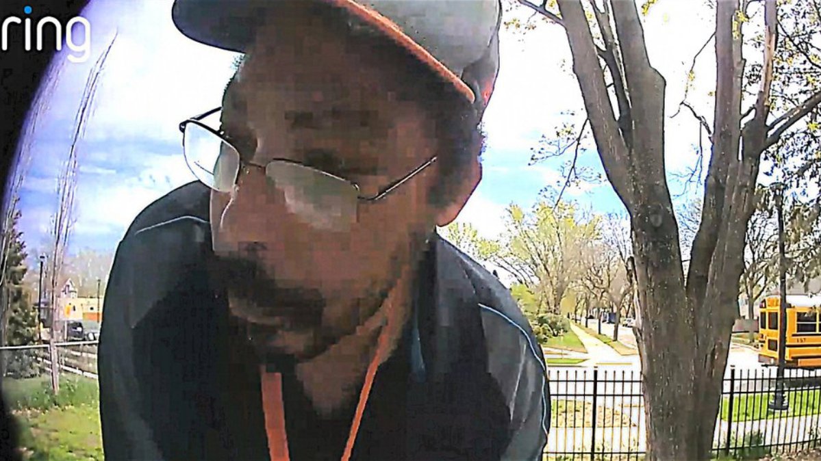 Submitted from north Minneapolis, porch pirate (stealing packages).
43rd and Irving Ave N