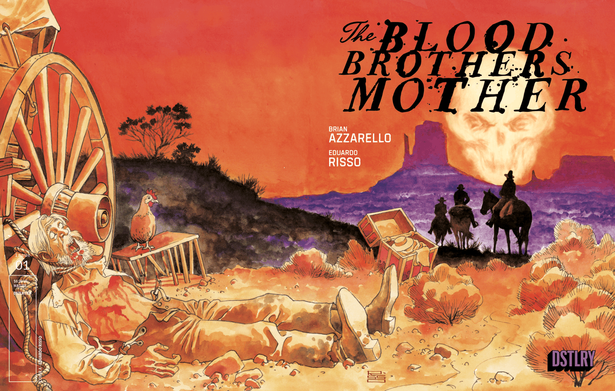 Blood Brothers Mother #1 preview. In the old American West, three children set off across the wild Texas frontier to rescue their mother-kidnapped by ruthless outlaws who gunned down their preacher father #comics #comicbooks graphicpolicy.com/2024/05/02/pre…