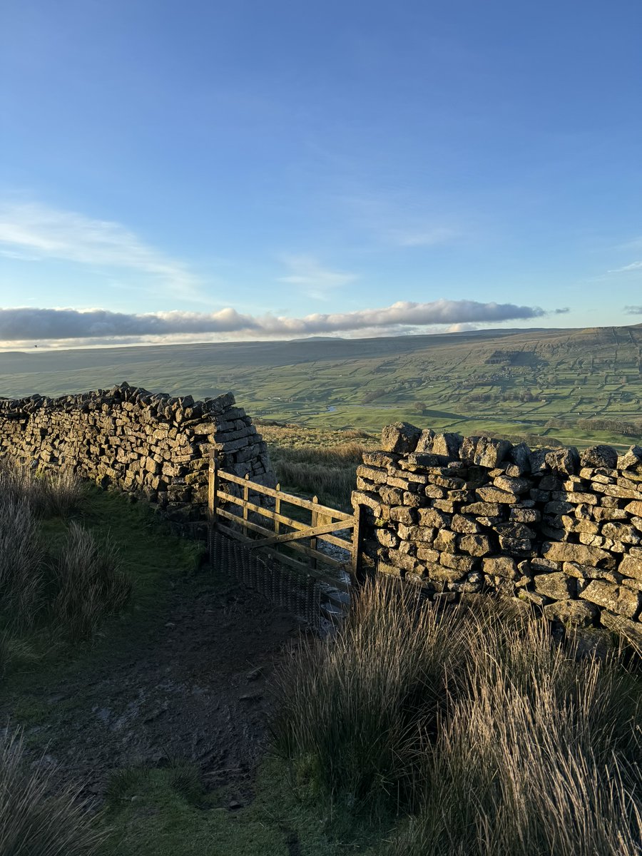 It's been great to enjoy some sun these last few days! This was the view earlier in the week from Stags Fell at the top of Wensleydale. Fingers crossed for a nice bank holiday weekend too! ☀

#YorkshireDales #Wensleydale #ThursdayThoughts