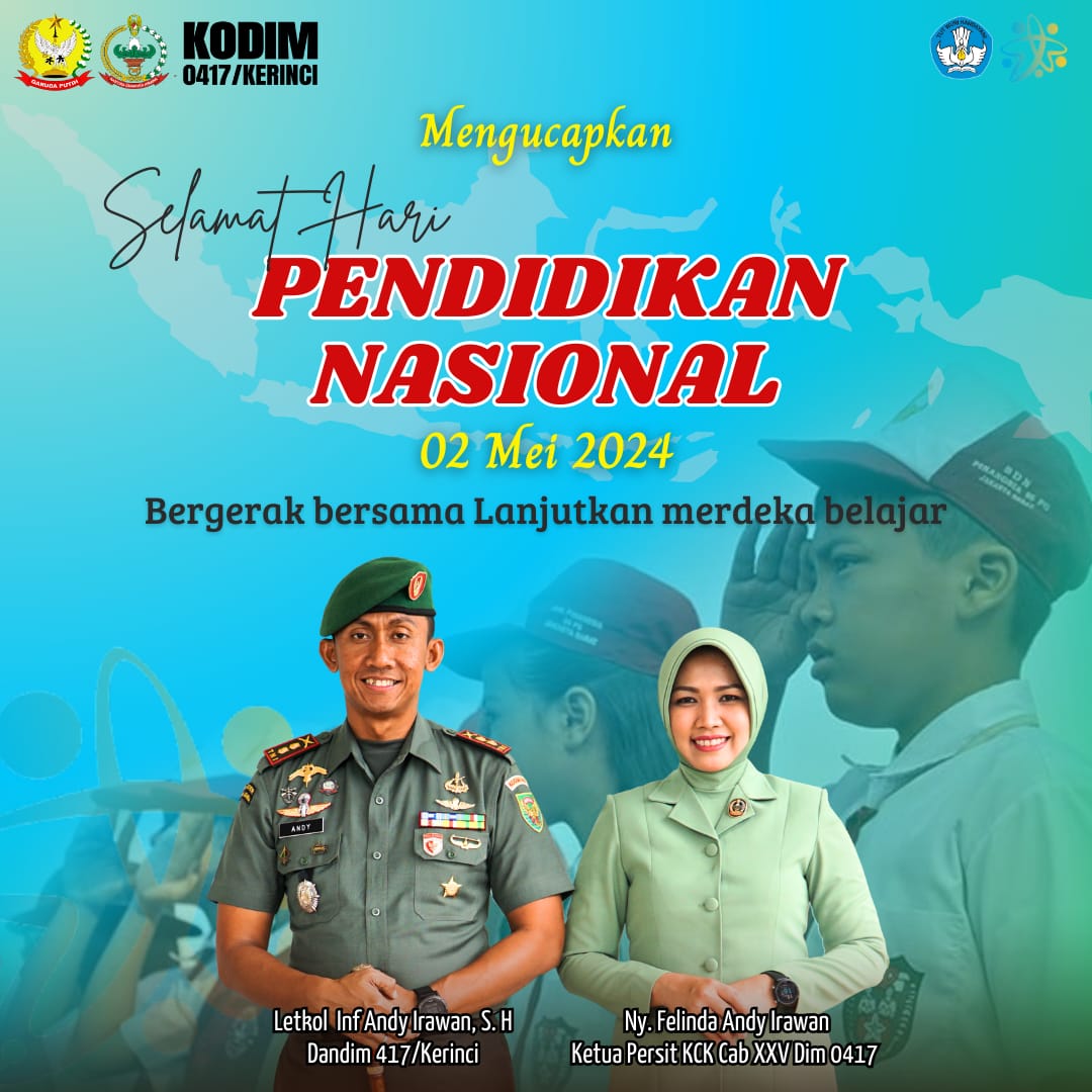 Selamat Hari Pendidikan Nasional Pengabdian Tanpa Batas 🇲🇨🇲🇨🇲🇨🇲🇨🇮🇩 #Tniad #TNIADMengabdiBersamaRakyat #Babinsa #Babinsatniad #Babinsapeduliwilayah #sorotan #pengikut #TNIADMengabdiDanMembangunBersamaRakyat #tni #tniad