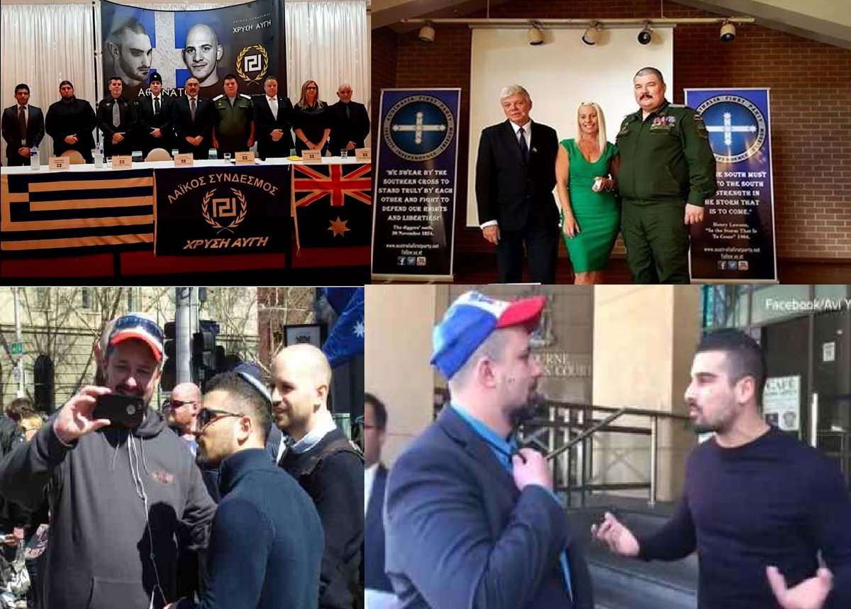People should stay away from both Simeon Boikov and Avi Yemini. Both of them have a history of mingling and associating with Neo Nazi and Fascist figures. They both have their own reasons for weaponising right wing populism. Don't fall for it