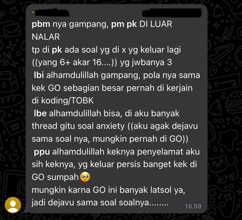 ini review utbk sesi satu dari temen aku yg bugo yah