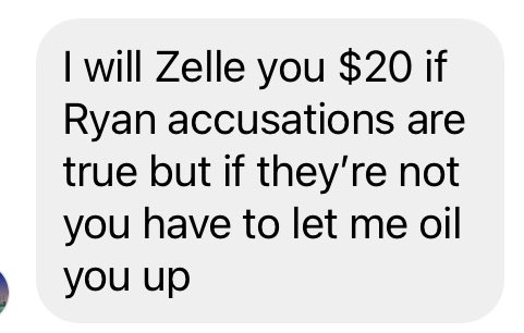 One of a tons of messages I’ve been getting for reporting factual info - that Ryan Garcia’s VADA test came back with two failed tests for a PED. People are insane. This one on instagram. Get a life.