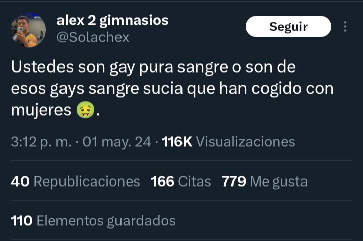 Qué les bisexuales somos 'gays sangre sucia', dice don p3ndejo 😒