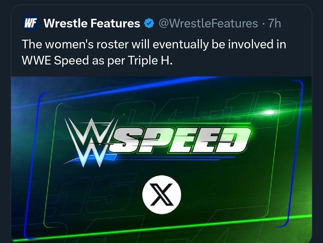 the #WWE women's roster has been in WWE Speed for years 

this just gives WWE a place to justify giving them jackshit for tv time