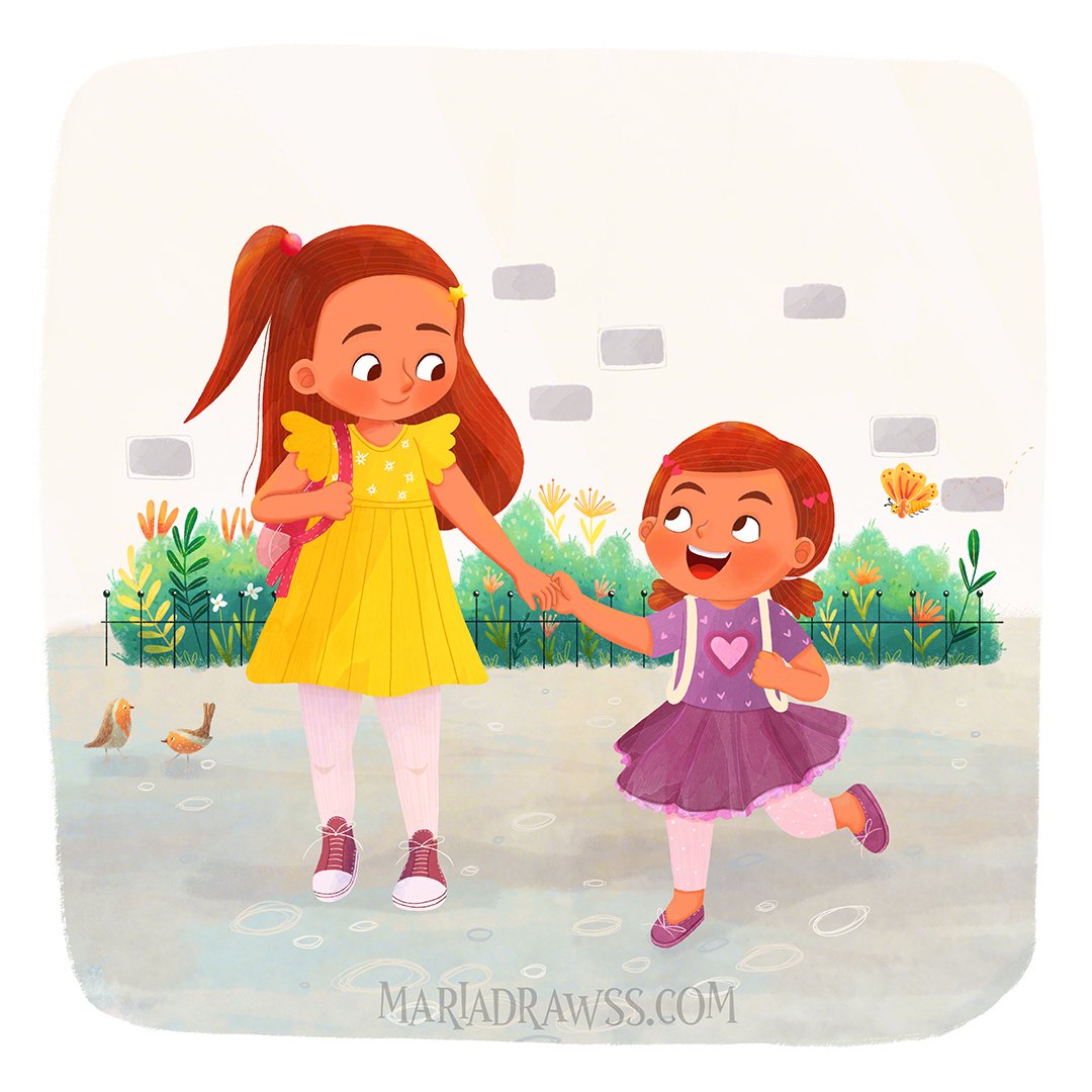 ARTISTS, you can only use ONE art picture to convince people to follow you. Which art piece you using?

One of my favorite illo.💖 #kidlitart