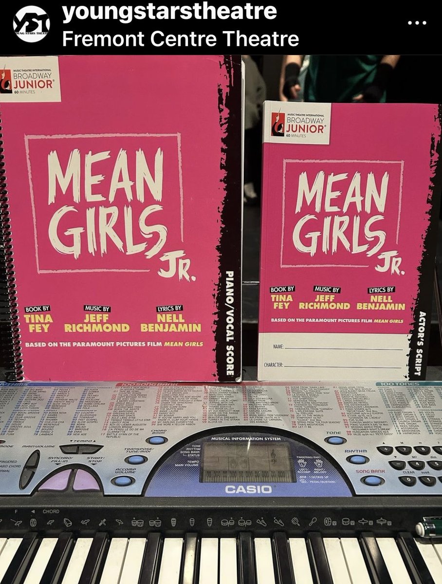 Don’t miss it! #meangirls#youngstarstheatre