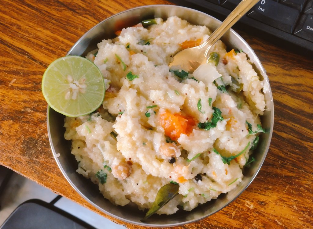 Guess who's tackling upma for breakfast today? 🙋‍♂️ Adding lemon to beat the summer heat, because my breakfast deserves a chill pill too! 🍋☀️ #BreakfastGoals #CoolingDown #summerheat #foodiebeauty
