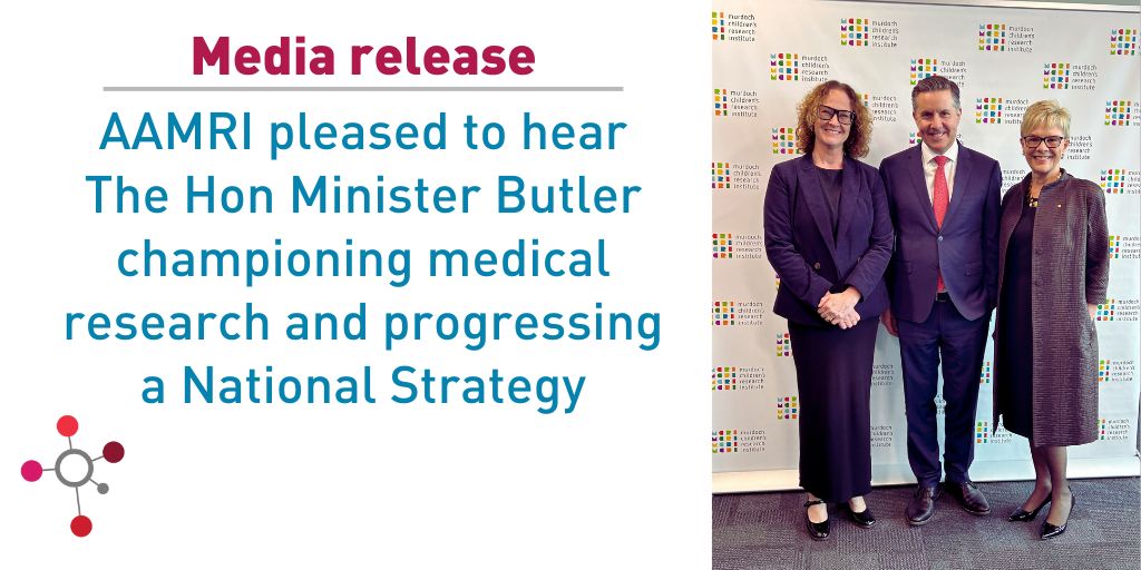 “AAMRI has long championed on behalf of its sector for an overarching national health and medical strategy to coordinate how we can now build a sustainable funding system, back Australia’s best and brightest minds.' Read more: aamri.org.au/news-events/me…