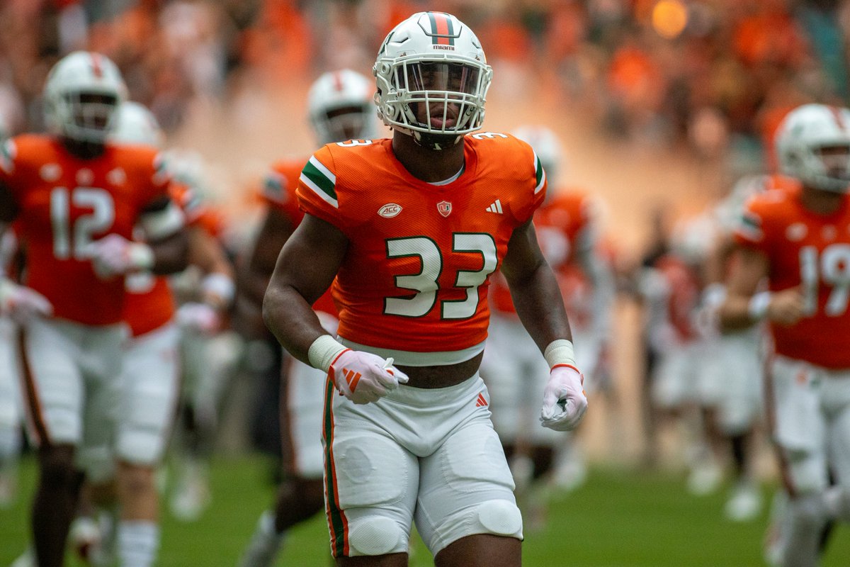 Several Miami players have entered the transfer portal in the recent days. LB Marcellius Pulliam, OL Jonathan Denis, DB Savion Riley and DT Thomas Gore are amongst the recent portal entries. miami.forums.rivals.com/threads/transf…