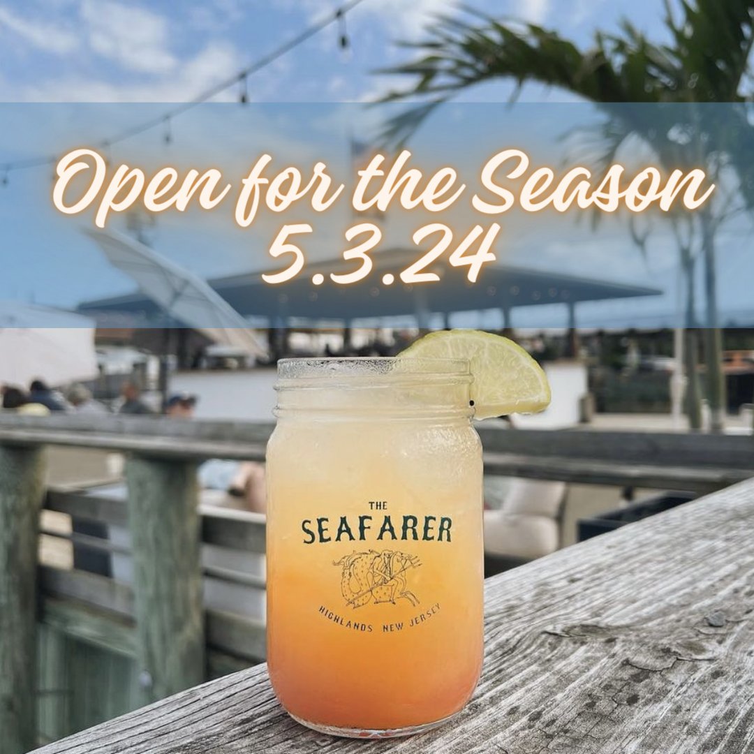 Listen to the BAND with a drink in your HAND, and your feet in the SAND! 🥁🍹🌴 Enjoy expertly crafted cocktails and local brews on tap. Sway the night away under the stars with live music every weekend. The Seafarer Bar 📍 1 Atlantic Street, Highlands, NJ