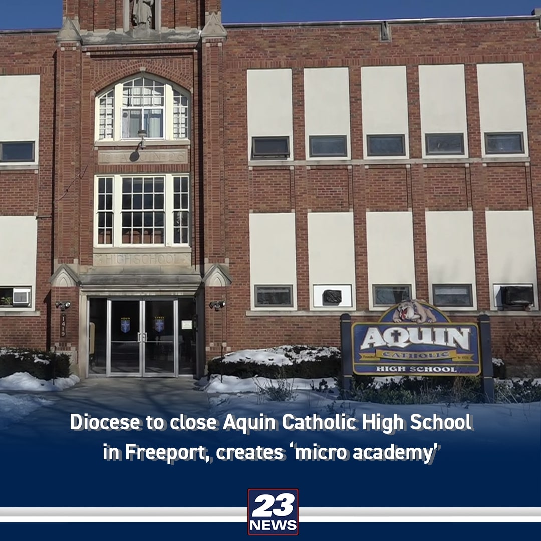 JUST IN: The Catholic Diocese of Rockford will close Freeport Aquin High School. wifr.com/2024/05/01/dio…