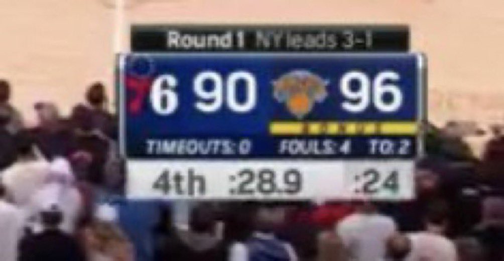 I'm still in utter disbelief that the Sixers somehow came back from this...