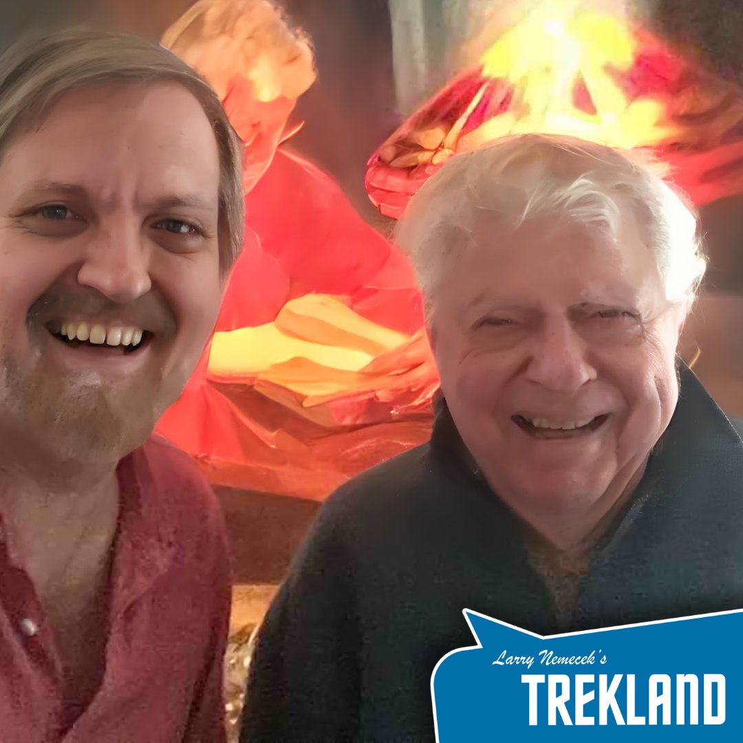 HAPPY GRAND 101st #StarTrek #TOS legend #RalphSenensky, director of classics #ThisSideofParadise, #Metamorphosis, & yes #TheTholianWeb +4 more! What an honor to finally sit down w him live last year for #TheTrekFiles & then  live again w #Portal47! 

#drtrek #trekland #classicTV