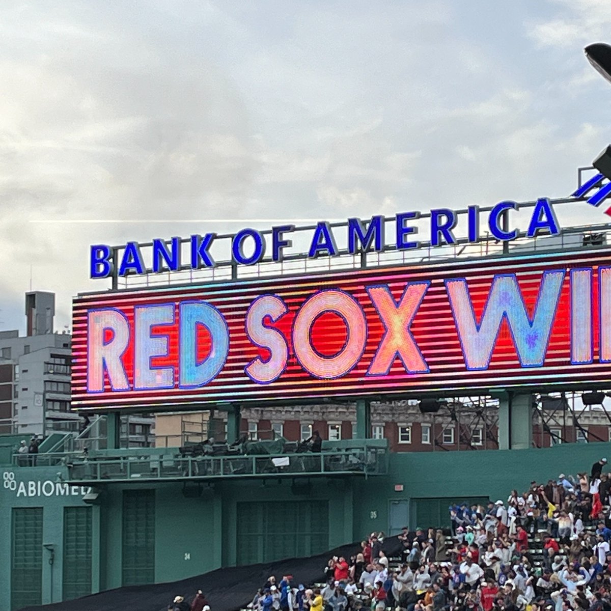 Throwback to last weekend when the Bath Iron Works Employee Spirit Team (BEST) and our raffle winners cheered on the Red Sox at Fenway! ⚾ #BIWSpiritTeam #BathIronWorks #RedSox #Boston