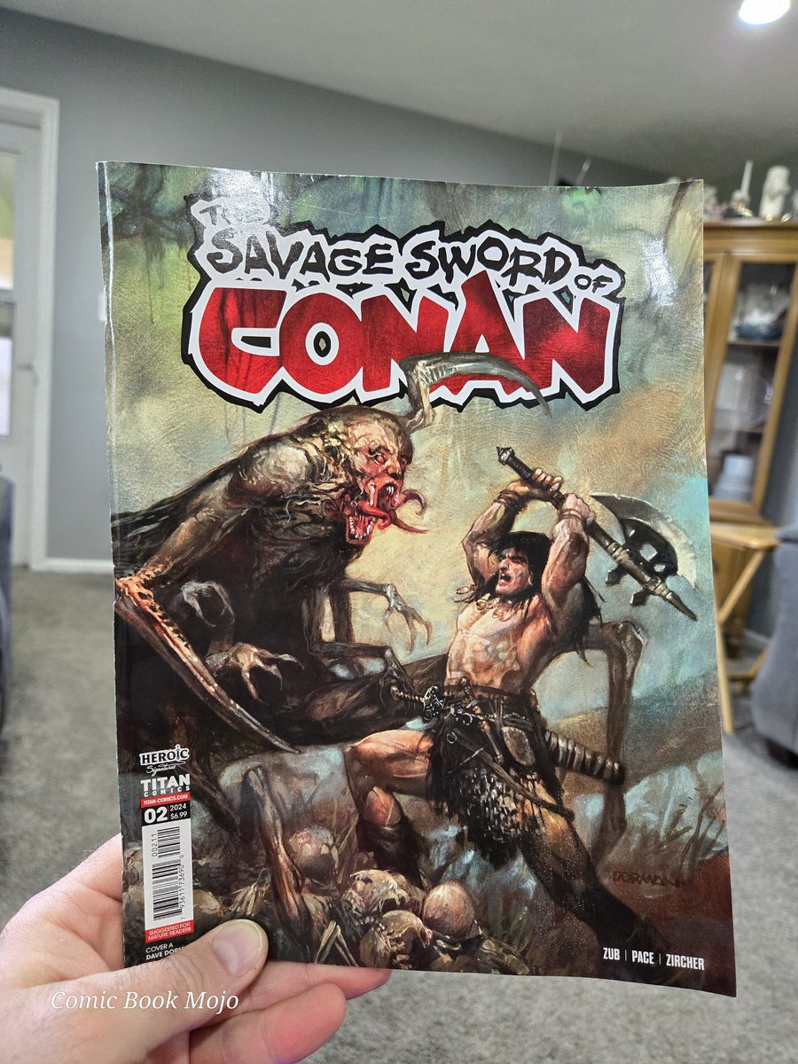 Another great issue. More of the fantastic Solomon Kane story from @PatrickZircher. #Conan #SavageSword #SolomonKane @JimZub