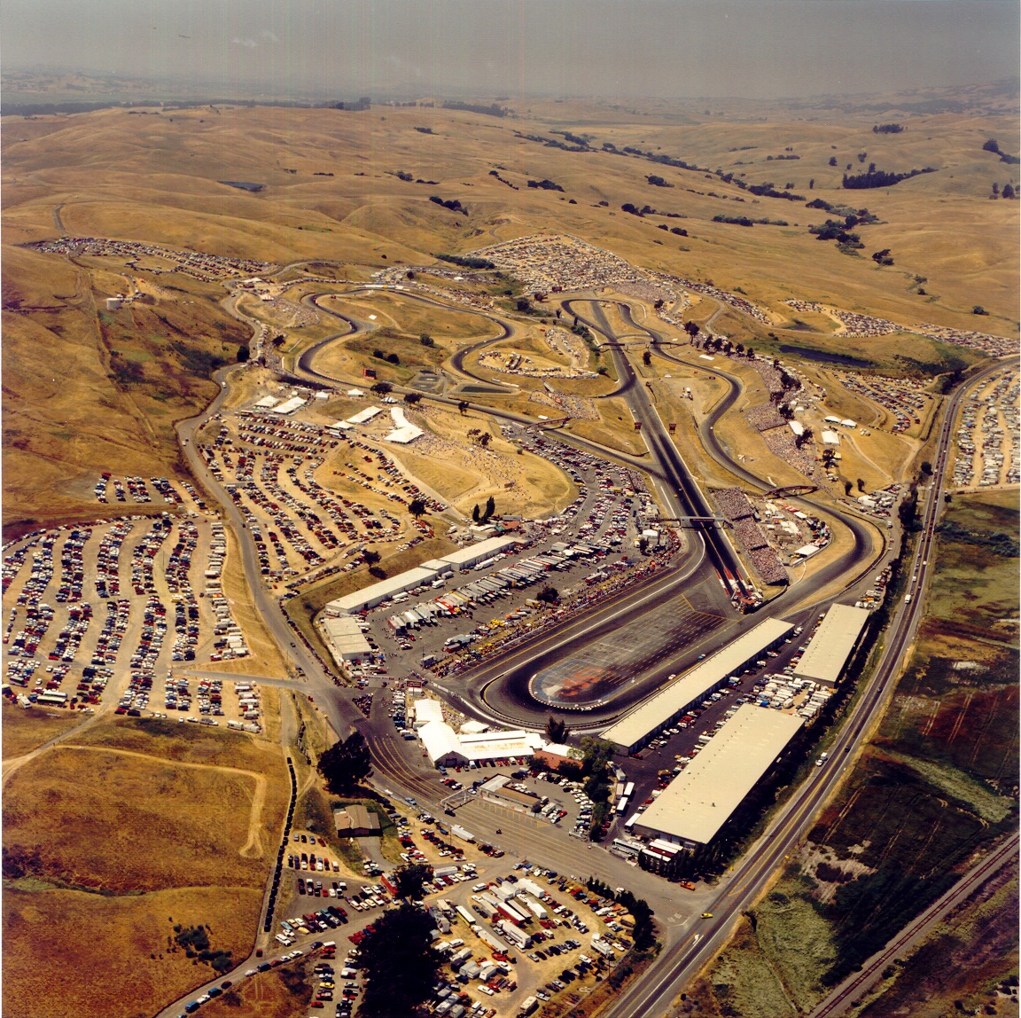 In honor of #ThrowbackWeek...

Any guesses on what year this photo was taken?   

#ToyotaSaveMart350 | @NASCAR
